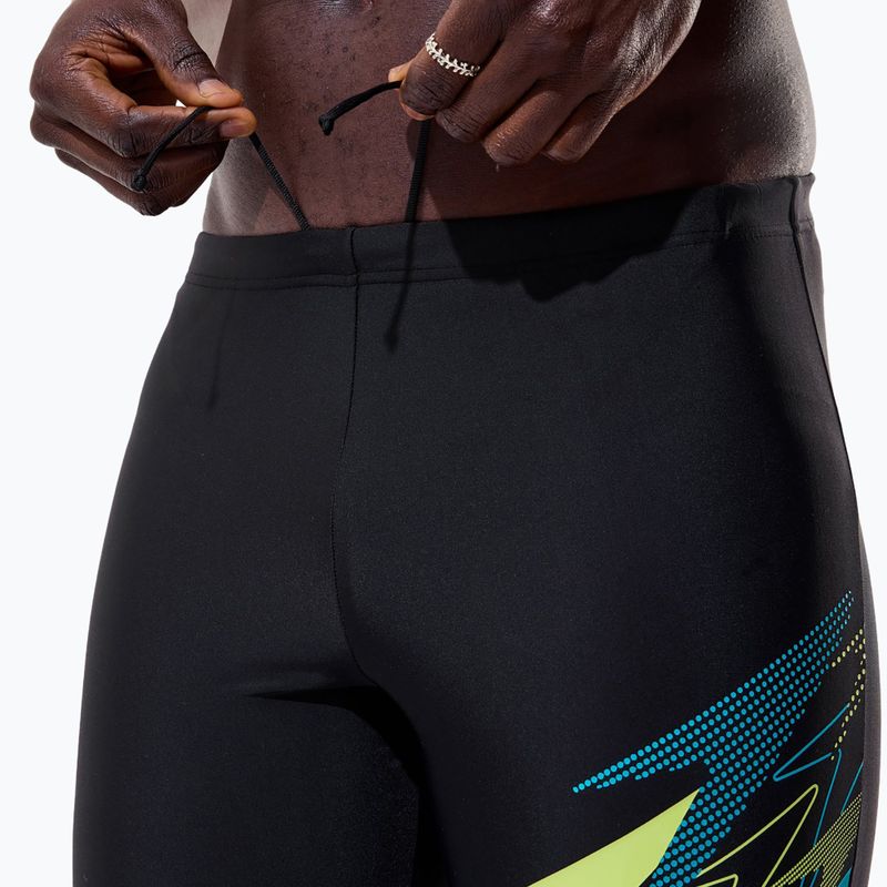 Pánské koupací jammery Speedo Medley Logo Jammer anthracite/hyper teal 7