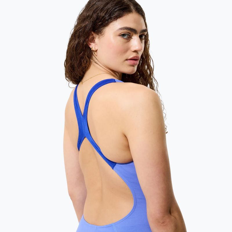 Dámské jednodílné plavky Speedo Solid Powerback moonlight lavender 7