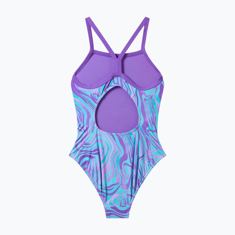 Dětské jednodílné plavky Speedo Print Thinstrap pace purple 2