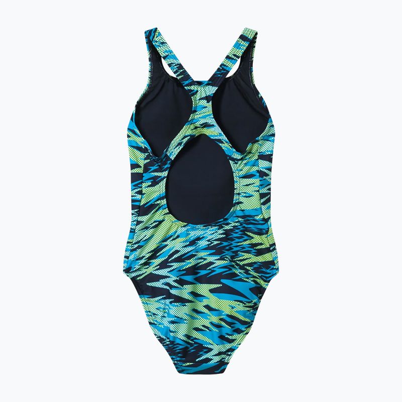 Dámské jednodílné plavky Speedo Hyperboom Print Medalist hyper teal 8