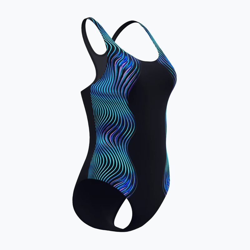 Dámské jednodílné plavky Speedo Print Medalist anthracite 4