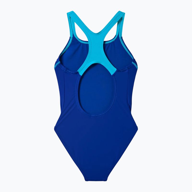 Dětské jednodílné plavky Speedo Medley Logo Medalist night watch/hyper teal 2