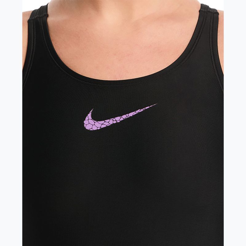 Dámské jednodílné plavky Nike Logo Graphic bright violet 4