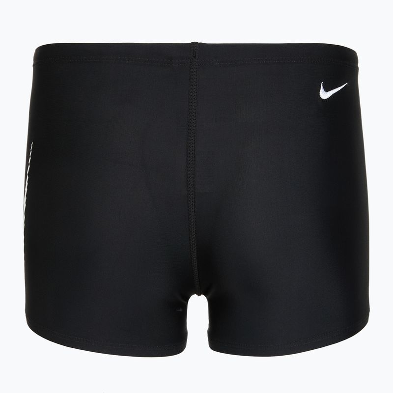 Chlapecké plavecké boxerky Nike Logo Graphic Square Leg black 2