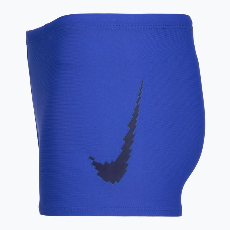 Chlapecké plavecké boxerky Nike Logo Graphic Square Leg game royal 3