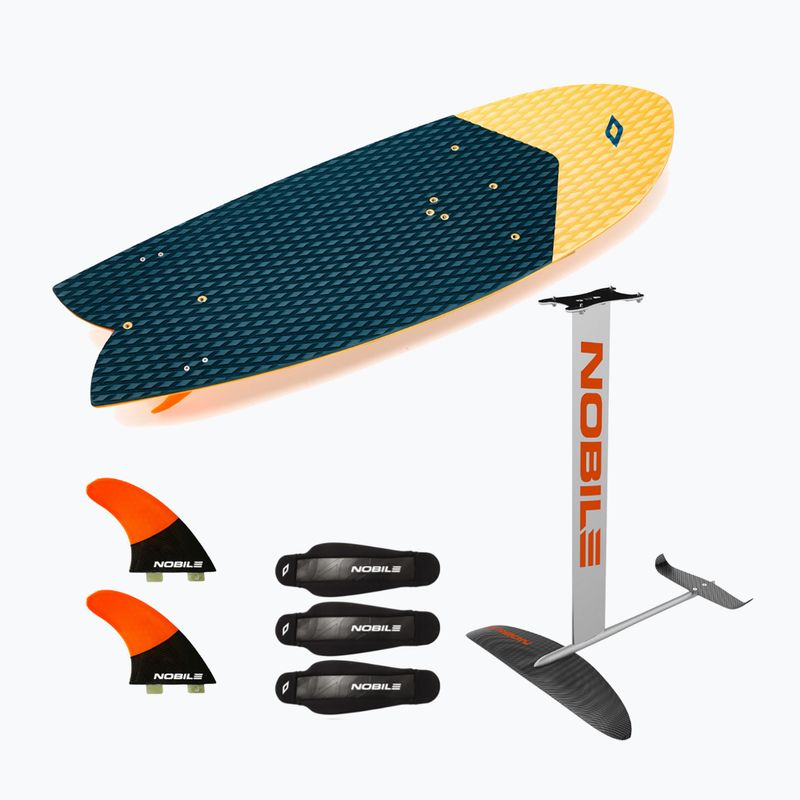 Set křídlo fólie + deska Fish Skim Nobile Zen Foil Freeride Carbon NBL-ZF-FCFSP
