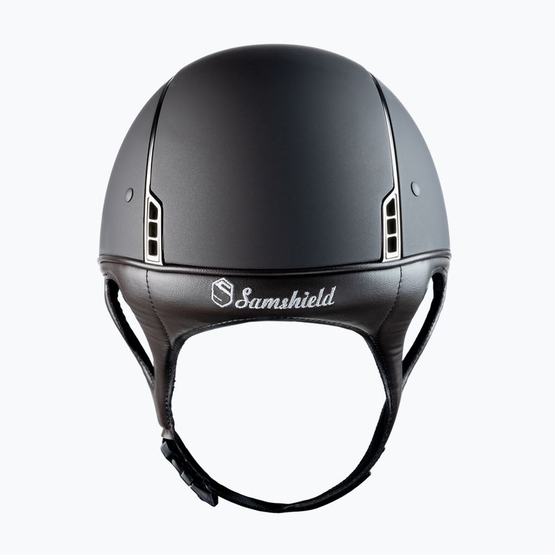 Samshield Shadowmatt 5 jezdecká přilba Swarovski hnědá 3125659667491 3