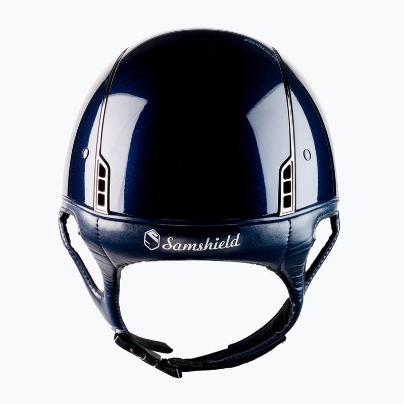 Samshield Shadow Glossy jezdecká přilba tmavě modrá 3125659666968 3