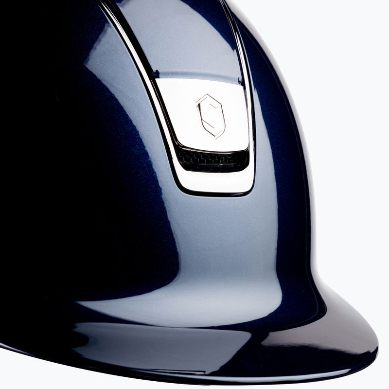 Samshield Shadow Glossy jezdecká přilba tmavě modrá 3125659666968 6