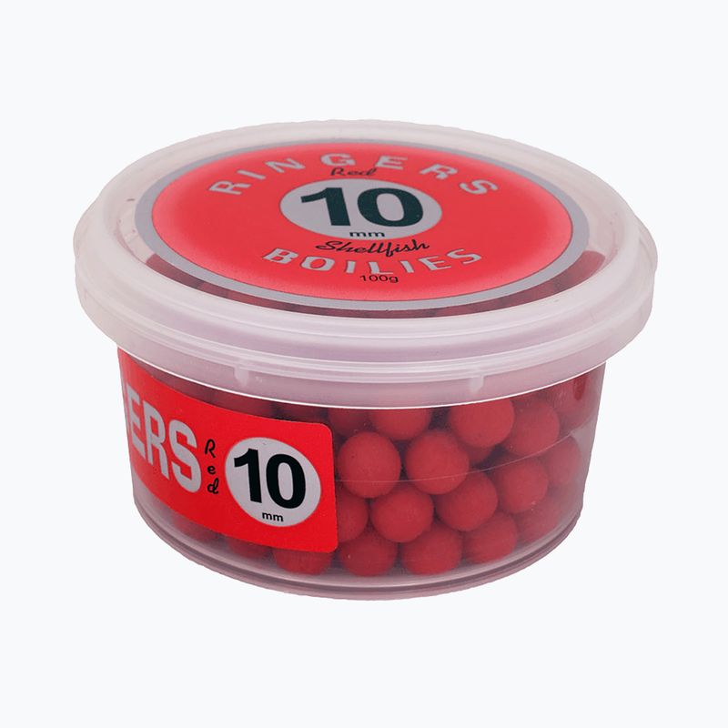 Ringers Red Shellfish Boilies 100 g červená PRNG33