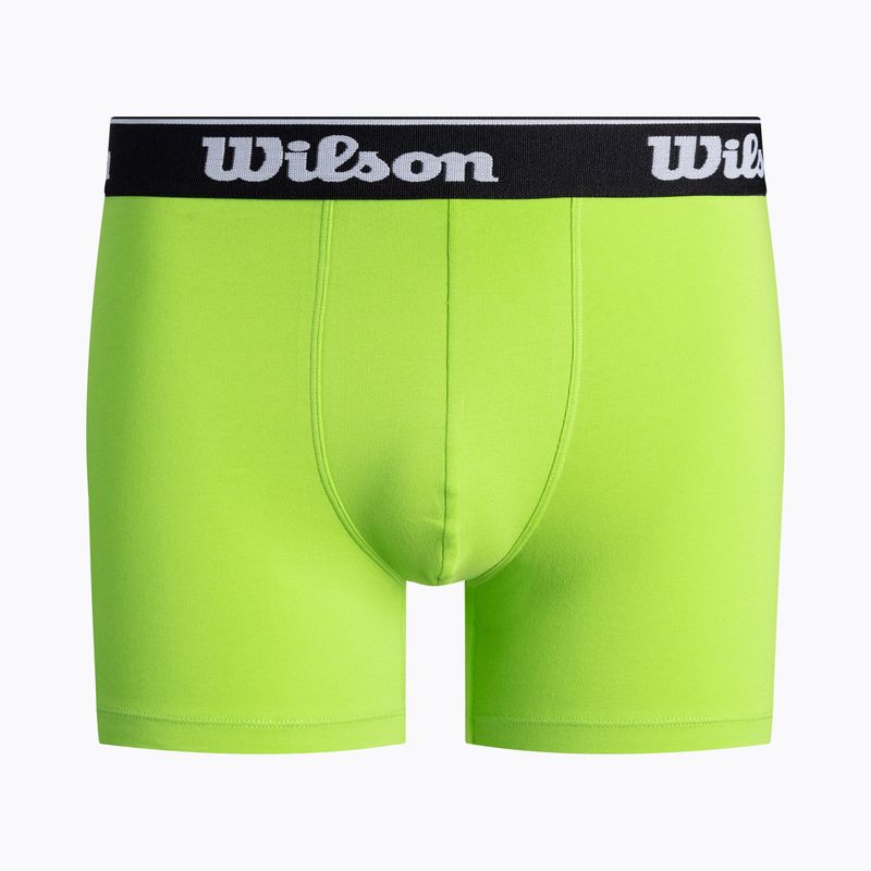 Pánské boxerky Wilson 2 pack černé/zelené W875V-270M 3