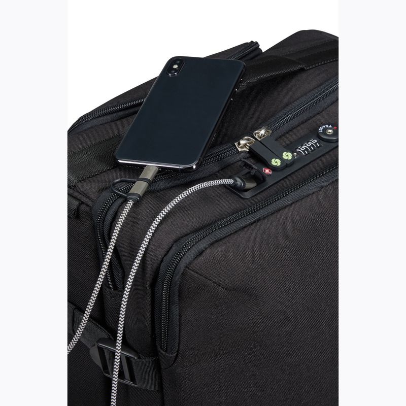 Cestovní kufr  Samsonite Securipack 39 l black steel 12