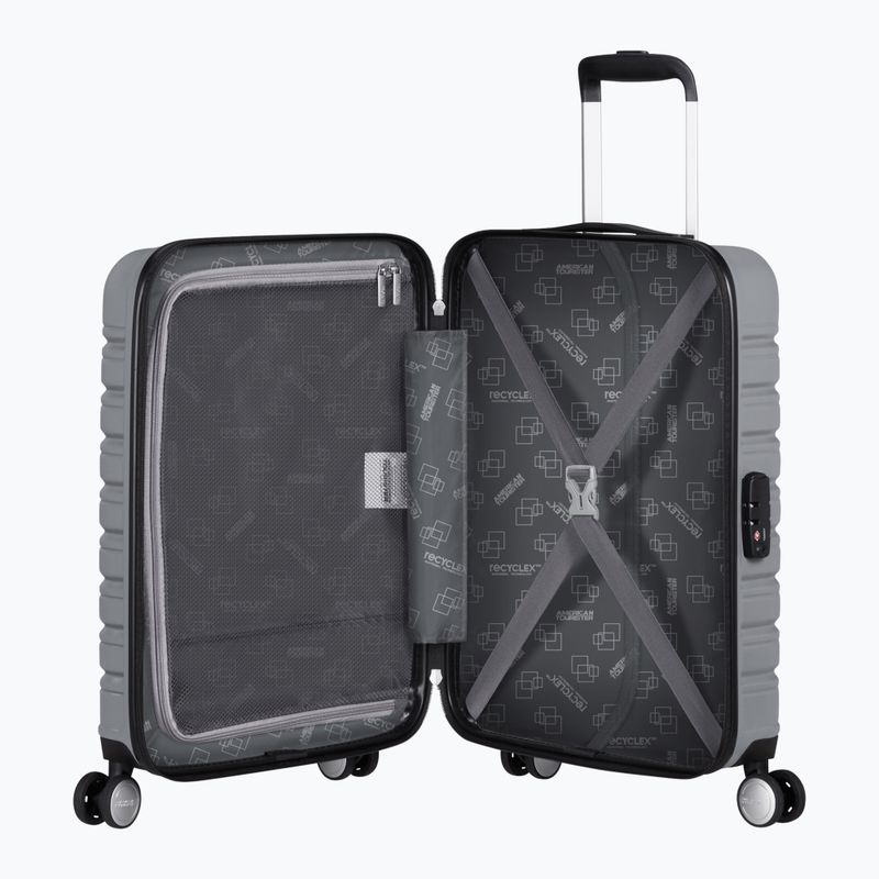 Cestovní kufr American Tourister Flashline Spinner 34 l sky silver 4