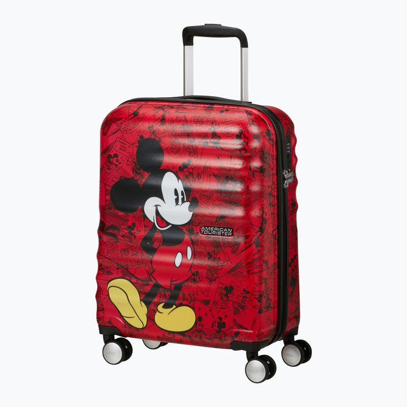 Cestovní kufr American Tourister Disney Wavebreaker 36 l mickey comics red 4