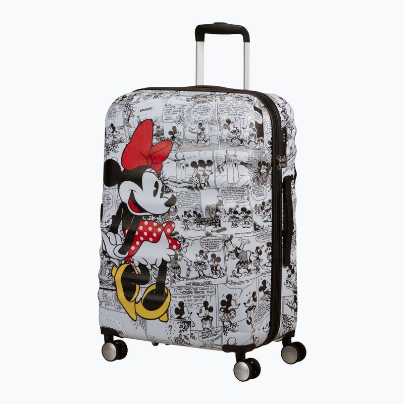 Cestovní kufr American Tourister Disney Wavebreaker 64 l minnie comics white 2