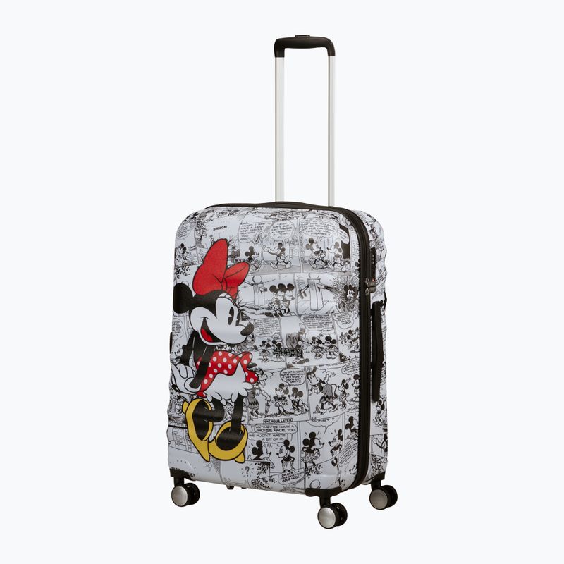 Cestovní kufr American Tourister Disney Wavebreaker 64 l minnie comics white 5