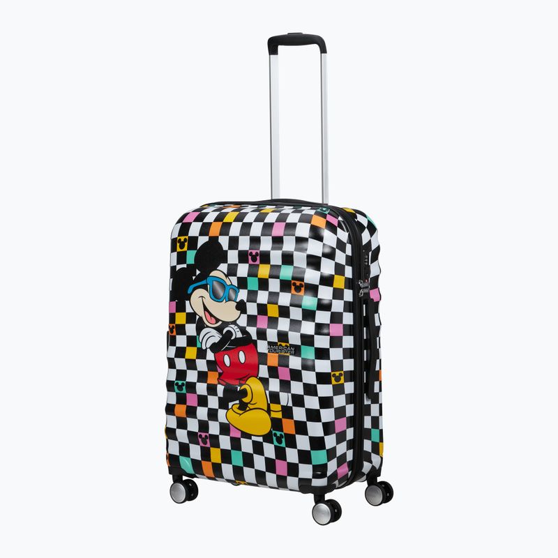 Cestovní kufr American Tourister Disney Wavebreaker 64 l mickey check 5