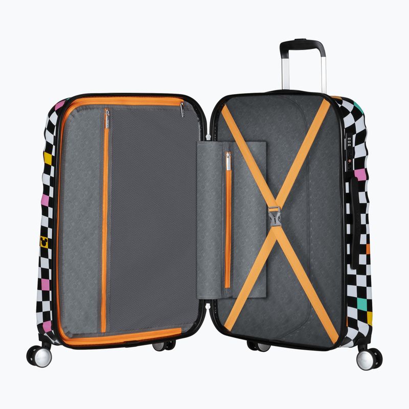 Cestovní kufr American Tourister Disney Wavebreaker 64 l mickey check 6
