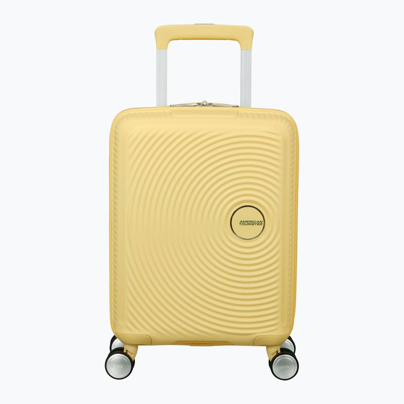 Cestovní kufr American Tourister Soundbox Mini 22 l pastel yellow