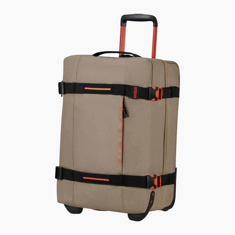 Cestovní kufr American Tourister Urban Track Duffle s kolečky 55 l With Wheels beige/orange 4