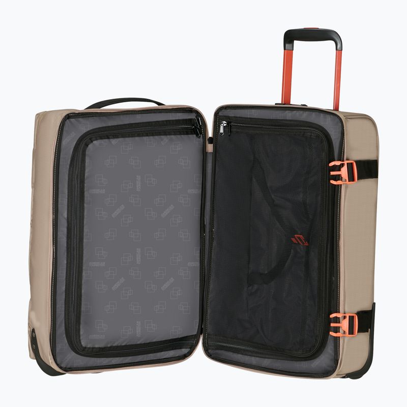 Cestovní kufr American Tourister Urban Track Duffle s kolečky 55 l With Wheels beige/orange 5