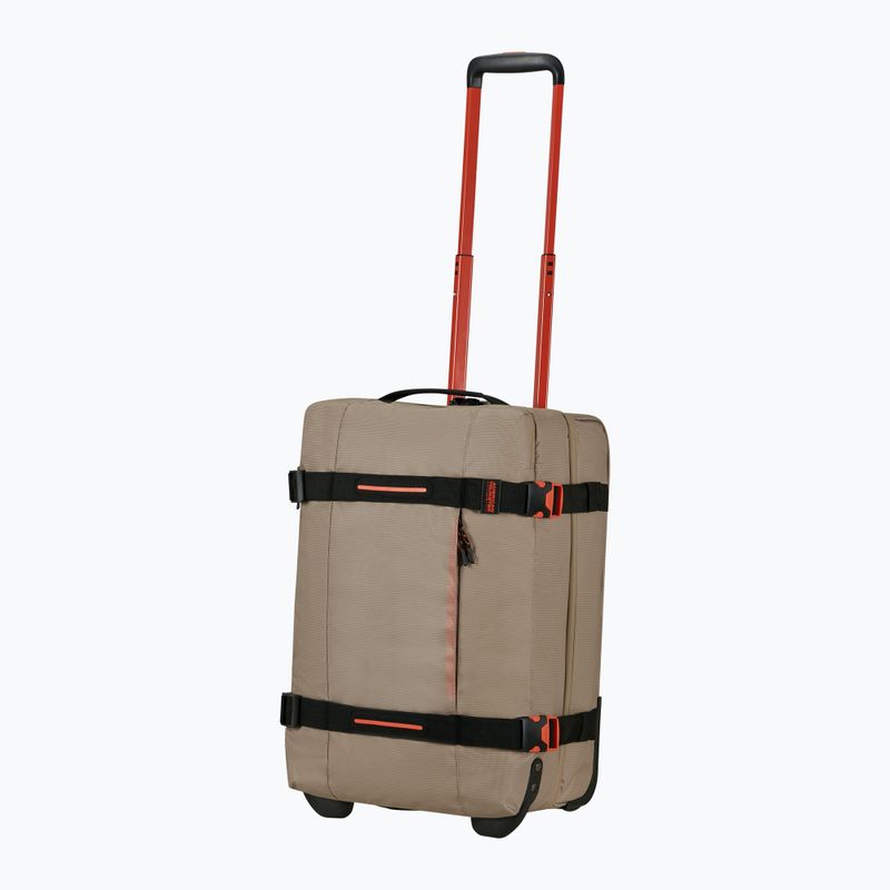 Cestovní kufr American Tourister Urban Track Duffle s kolečky 55 l With Wheels beige/orange 6