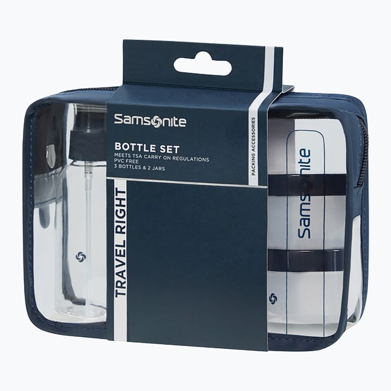 Sada cestovních lahviček Samsonite Bottle blue 3