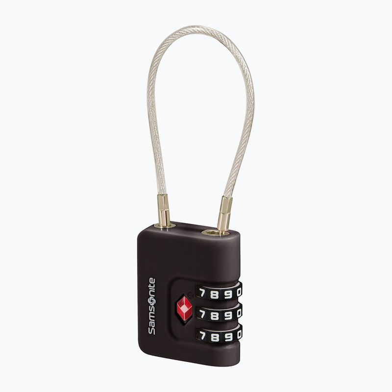 Visací zámek Samsonite Cablelock 3 Dial TSA black 2