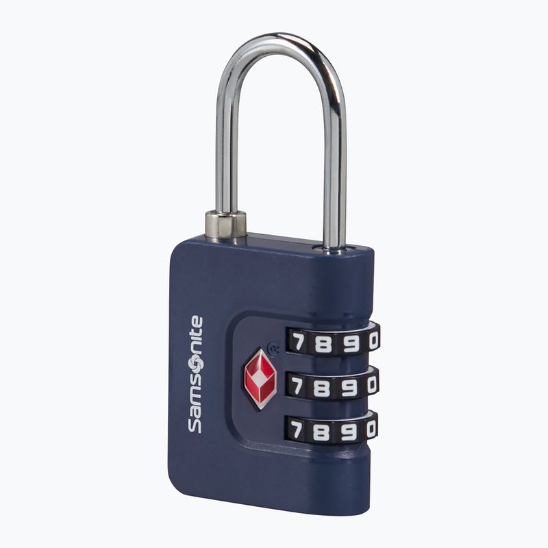 Visací zámek Samsonite Combiblock 3 Dial TSA midnight blue 2