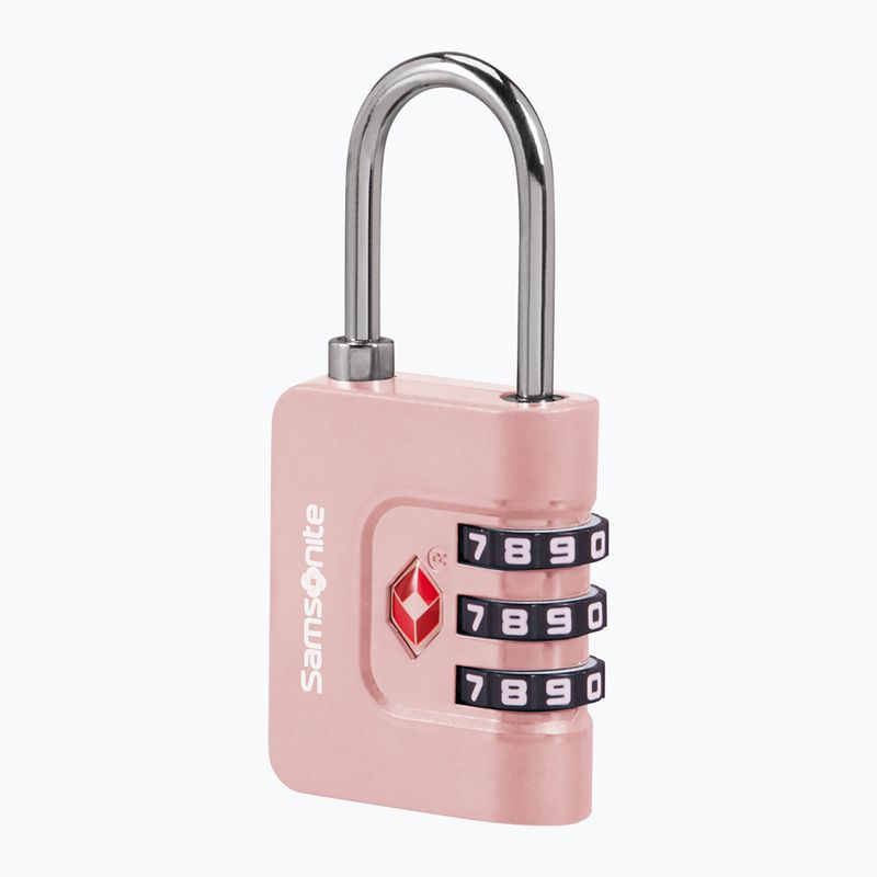 Visací zámek Samsonite Combiblock 3 Dial TSA rose 2