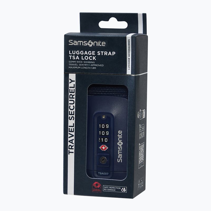 Upínací pás na kufr Samsonite Revolution midnight blue 3