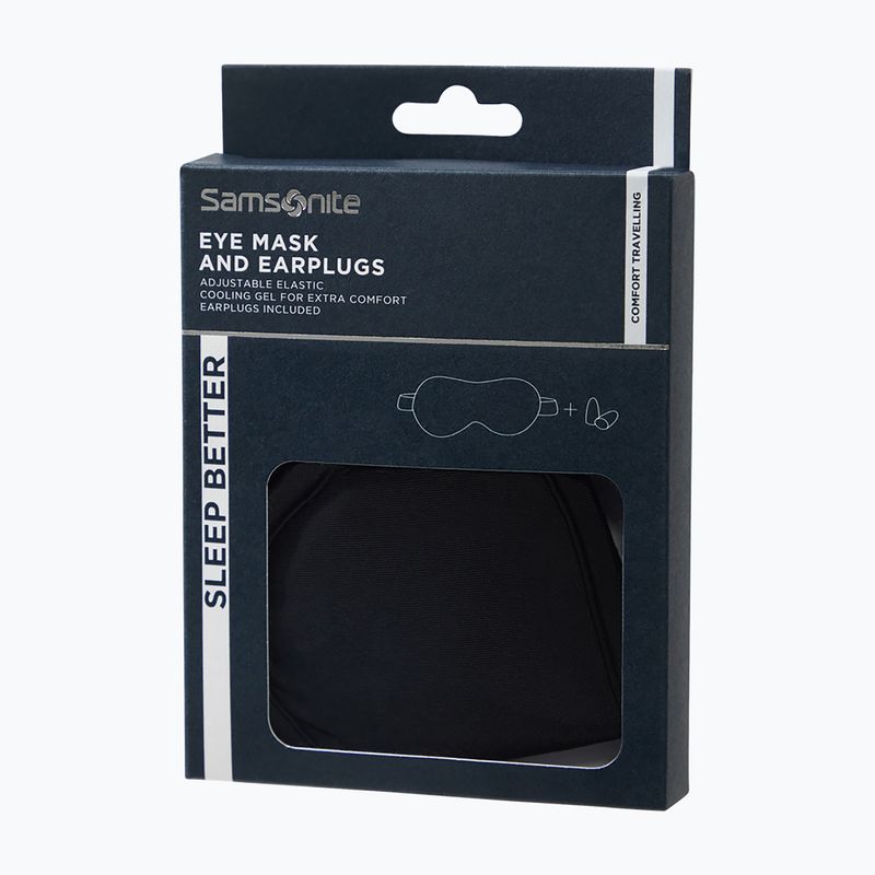 Sada Samsonite Eye Mask + Earplugs black 3