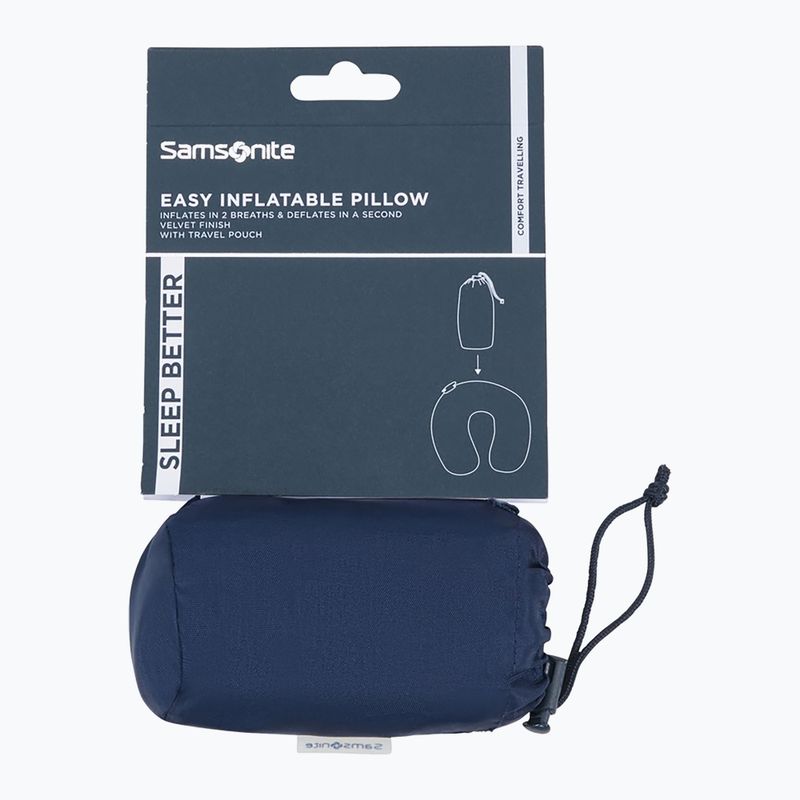 Cestovní polštář Samsonite Easy Inflatable midnight blue 3