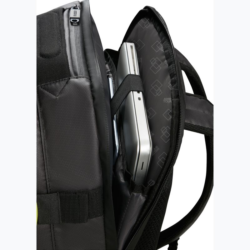 Městský batoh American Tourister Urban Track Laptop BP Coated batoh 15,6" 29 l black / lime 6