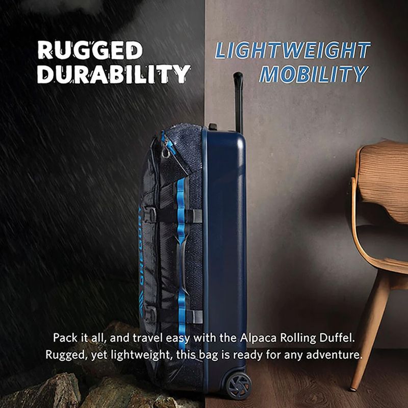 Cestovní taška Gregory Alpaca Wheeled Duffel 100 l obsidian black 6