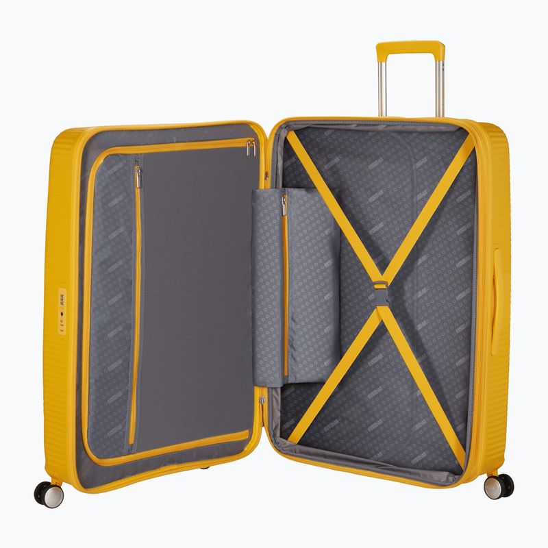 Cestovní kufr American Tourister Soundbox 82 130 l golden yellow 6