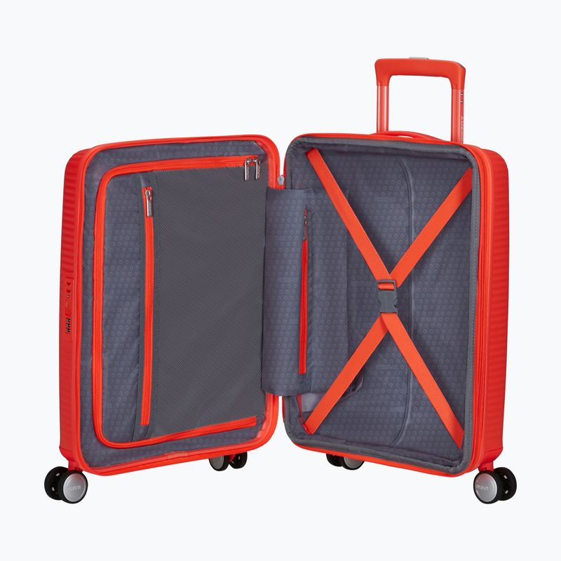 Cestovní kufr American Tourister Soundbox 41 l neon orange 5