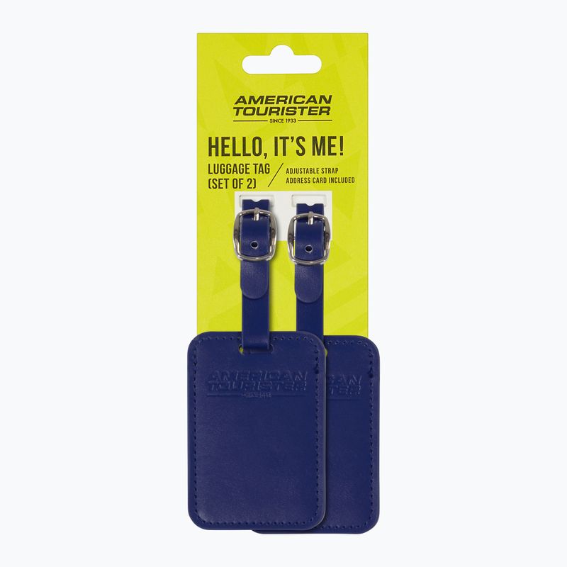 Štítek na zavazadlo American Tourister Luggage Tag 2 pcs. dark blue 4