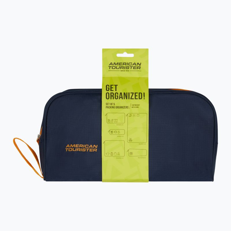 Sada organizérů American Tourister Packing 5 pcs. navy/orange 8