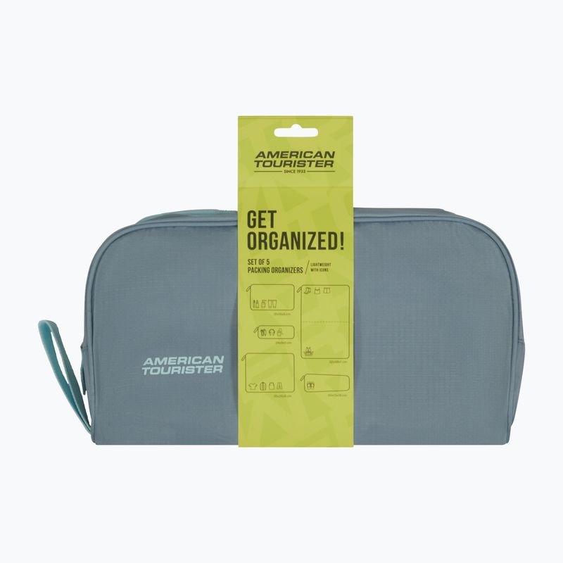 Sada organizérů American Tourister Packing 5 pcs. stone blue/blue 8