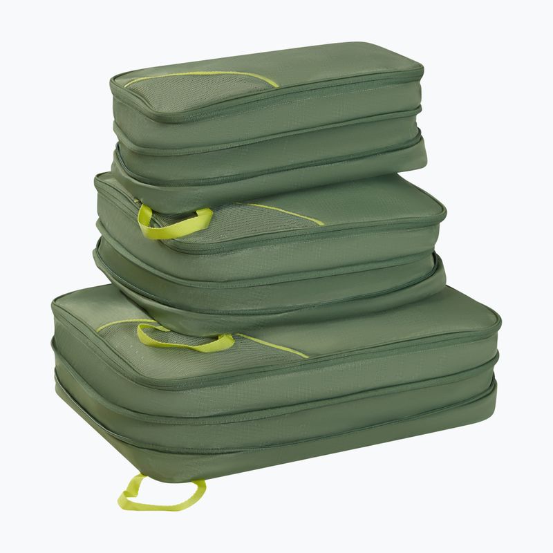 Sada organizérů American Tourister Packing S/M/L 3 pcs. olive/lime 3