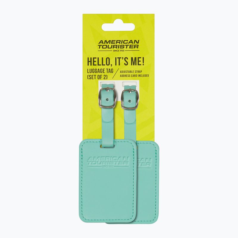 Štítek na zavazadlo American Tourister Luggage Tag 2 pcs. jelly mint 4