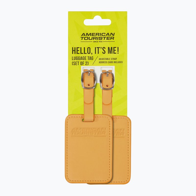 Štítek na zavazadlo American Tourister Luggage Tag 2 pcs. papaya pop 4