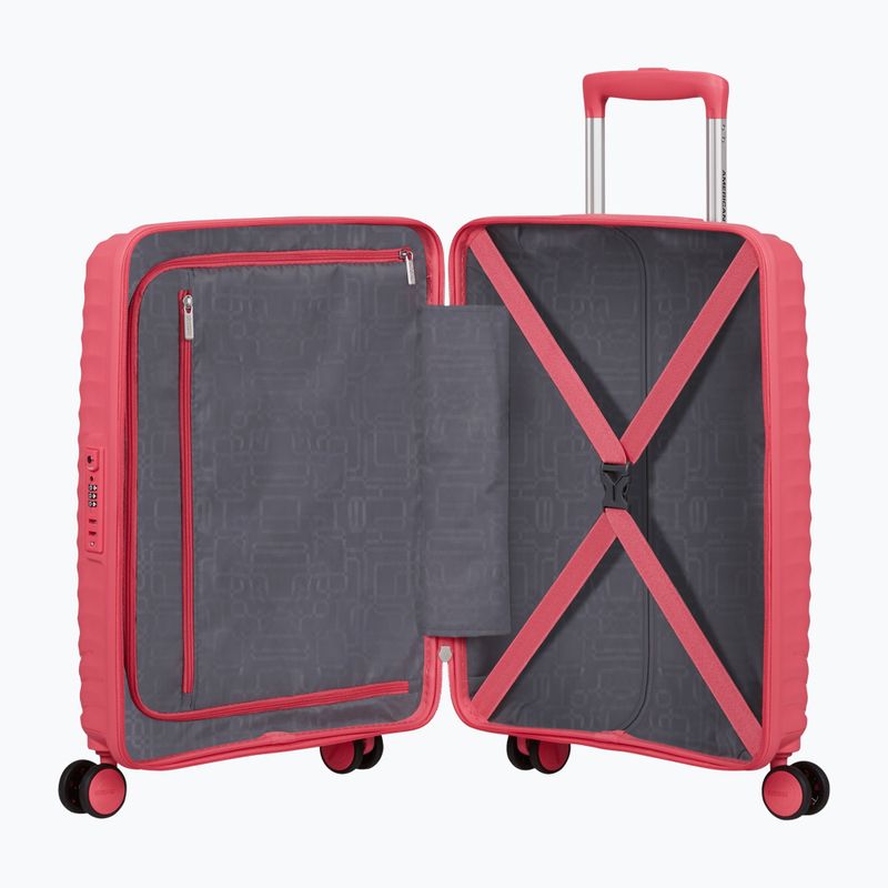 Cestovní kufr American Tourister Diablast Spinner 35 l pink glitch 6