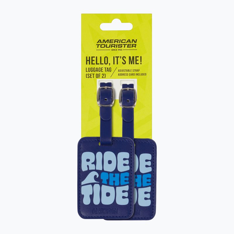 Štítek na zavazadlo American Tourister Luggage Tag Print 2 pcs. ride the tide 4