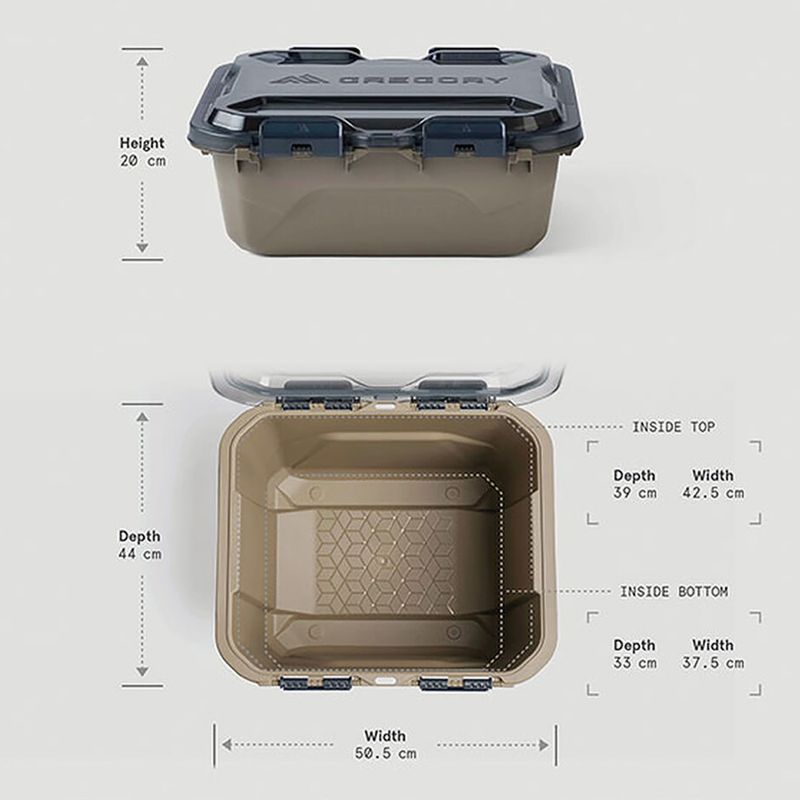 Úložný kontejner Gregory Alpaca Gear Box 25 l slate blue 3