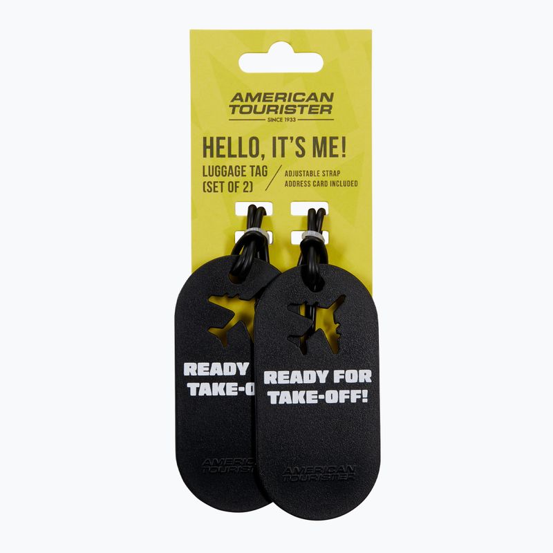 Štítek na zavazadlo American Tourister Luggage Tag Fun 2 pcs. ready for take off 4