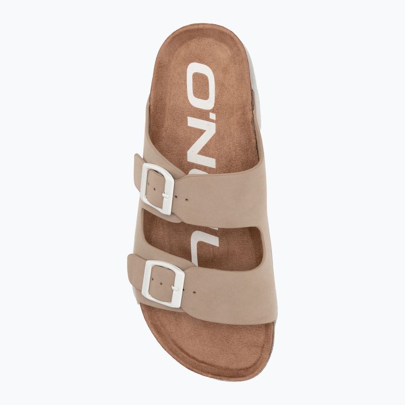 Dámské nazouváky O'Neill Sandy Platform Slider Low tan 5