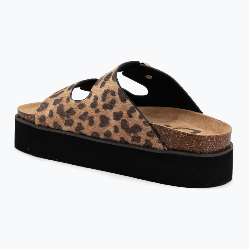 Dámské pantofle O'Neill Sandy Platform Low leopard 3