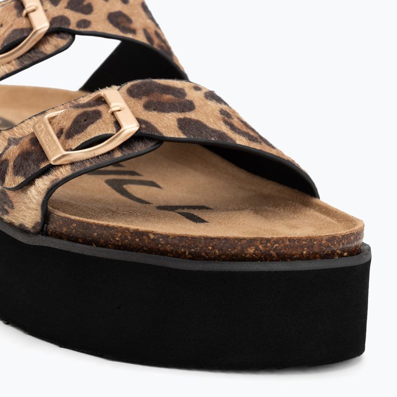 Dámské pantofle O'Neill Sandy Platform Low leopard 7